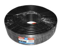 Кабель коаксиальный SAT-703, 75 Ом (CU, оплетка 48 нитей TnCCA), черный, наружный (100м) NETKO Optima