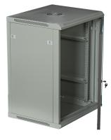 изображениеC156060GWTWOF | Шкаф телекоммуникационный 19 дюймов 15U 600x600мм настенный серый