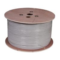 картинка кабель внутренний медный витая пара u/utp, cat 6a, lszh нг(а)-hf, 4pr, 23awg, solid, серый, 305м, серия pro rexant