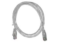 Патч-корд UTP4 rj45-rj45, cat.6, 1.0м, BC, LSZH, серый, литой коннектор NETKO Optima