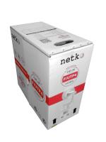 картинка кабель f/utp4 (ftp4 ) cat.5e, 4 пары 24 awg bc, одножильный, экранированный, 305м, серый, fluke test, netko expert скс