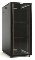 изображениеHyperline TTB-2766-AS-RAL9004 Шкаф напольный 19-дюймовый, 27U, 1388x600х600 мм (ВхШхГ), передняя стеклянная дверь со стальными перфорированными боковинами, задняя дверь сплошная, ручка с замком, крыша нового типа, цвет черный (RAL 9004) (разобранный)