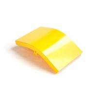 Крышка спуска  45° оптического лотка NTSS 120 мм, желтая