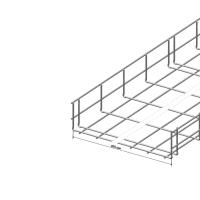 Проволочный лоток NTSS 85х400х3000