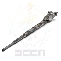 зажим натяжной спиральный нсо-12,1\12,3п-21(90)-триас с протектором и коушем к 160 от ооо комтел 