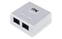 CS2-1C5EU-22 ITK Настенная инф. розетка RJ45, кат.5Е UTP, 2-порта