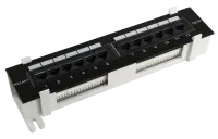 04-0020 REXANT Патч-панель настенная, 12 портов RJ-45, категория 5е
