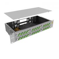 Кросс 19" NTSS PREMIUM, предсобранный 2U, 32 порта FC/APC, 9/125 мкм