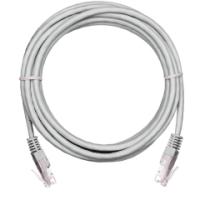 EC-PC4UD55B-BC-PVC-100-GY Шнур коммутационный UTP4 2хRJ-45 кат.5e 10м  PVC нг(В) серый NETLAN