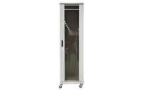 Шкаф телекоммуникационный напольный 19",33U(800x1000), ШТ-НП-33U-800-1000-С, передняя дверь стекло ССД