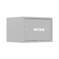 изображениеШкаф настенный телекоммуникационный NTSS LIME 6U 550х350х370мм, 2 профиля 19, дверь сплошная металл, боковые стенки несъемные, разобранный, серый RAL 7035