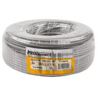картинка кабель витая пара u/utp, cat 5e, pvc, 4pr, 24awg, indoor, solid, серый, 100м proconnect