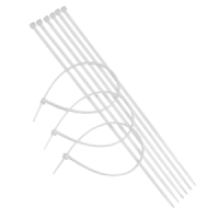 Хомут нейлоновый 3*300 мм, белый (100 шт)