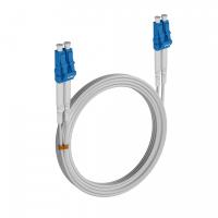 Шнур оптический NTSS dpc LC/UPC-LC/UPC 9/125 G.657A2 3.0мм 25м LSZH (патч-корд)