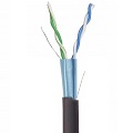 картинка витая пара f/utp сat 5e pe 2х2х0,52 premium outdoor 500м| fu.c5e.4.02.5.9