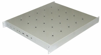 изображениеПолка c креплением 19'' 1U Hyperline TSD3M-1U-405/700-RAL7035 серая