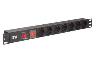 PH13-7D3 ITK PDU 7 роз. нем. ст, с выкл. и защ. от перенапр., вх.С14