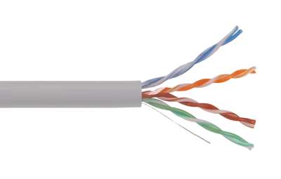 LC2-C5E04-111 ITK Кабель связи витая пара U/UTP, кат.5E 4х2х24AWG PATCH, 500м, серый