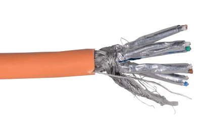 LC1-C6A04-622 Кабель связи витая пара S/FTP, кат.6A 4х2х23AWG solid, LSZH, 305м, зеленый