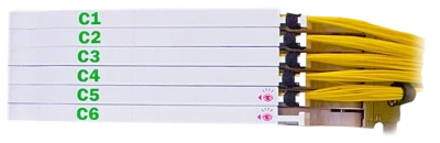 Блок кроссовый 6 модулей П КБ6-144SC-96SC/SM-96SC/UPC ССД ВОКС-ФП-СТ
