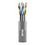 Кабель витая пара NTSS PREMIUM U/FTP 6A 4 пары одножильный 23AWG LSZH внутренний нг(А)-HF 305м серый