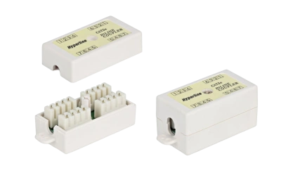 23533 Hyperline CA-IDC-C5e-WH Проходной адаптер (coupler), Dual IDC, категория 5e, 4 пары