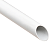 Труба гладкая ПВХ жесткая 25 мм, 2м белая