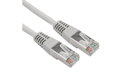 18-8002-1 REXANT Патч-корд FTP категория 5e LSZH, длина 1 метр, экранированный, серый