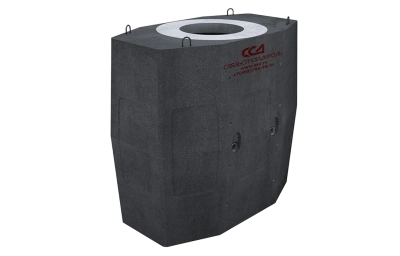 Колодец ККСр-3,5М-10(80) ГЕК-ССД (В20) в битумно-латексной гидроизоляции