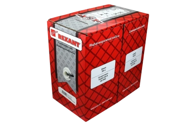 01-0025 Кабель витая пара REXANT UTP 2PR 24AWG, CAT5e наружный (OUTDOOR) (бухта 305 м)