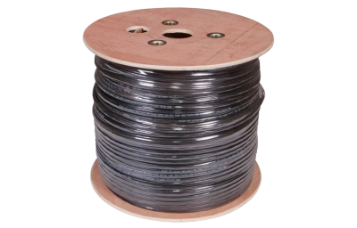 01-0046 REXANT Кабель витая пара UTP 4PR 24AWG, CAT5e наружный (OUTDOOR) + ТРОС*1 (бухта 305 м)