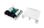 430234 Hyperline SB1-2-8P8C-C5e-WH Розетка компьютерная RJ-45(8P8C), категория 5e, двойная, внешняя, Dual IDC