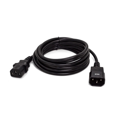 Шнур питания NTSS для БРП IEC 60320 C13 –  IEC 60320 C14, 3х1.0, 3 м, ГОСТ