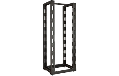 Стойка телекоммуникационная двухрамная СТ-47U-2М-К-Ч черная (комплектная) ССД