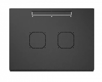 изображениеКТ-ШТНР-З-15U-600х600-МЧ | Шкаф телекоммуникационный настенный разборный, боковые стенки на замках, 19" 15U 600x600 дверь металл черный