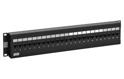 433794 Hyperline PPW1-24-8P8C-C5e-FR Патч-панель настенная c передним монтажом, 24 порта RJ-45(8P8C), категория 5e