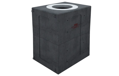 Колодец ККСр-2М-10(80) ГЕК-ССД (В20) в двухслойной битумно-латексной гидроизоляции