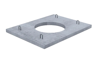 Плита перекрытия колодца ККСр-1-10(80) (В25)