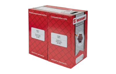 01-0150 Кабель витая пара REXANT FTP 4PR 24AWG, CAT5e, нг(А)-HF, LSZH (бухта 305 м)