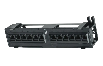 PP12-C5EU-D05 ITK Настенная патч-панель кат.5Е UTP, 12 портов (IDC Dual)
