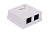 WRline WR-WS-8P8C-C5E-2 Розетка компьютерная RJ-45, категория 5e, неэкранированная, двойная, внешняя, Dual IDC, цвет белый