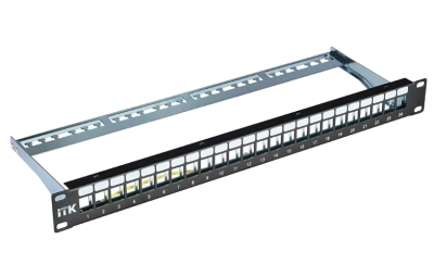 PP24-1UMF ITK 1U Модульная патч-панель FTP, 24 порта