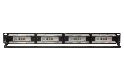 10-0403 SUPRLAN Патч-панель 19", 24хRJ-45, UTP, 5e, 1U