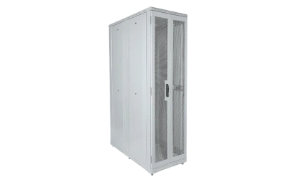 изображениеШкаф телекоммуникационный напольный серверный 19",42U(600x1000) , ШТ-НП-С-42U-600-1000-ПП передняя,задняя двери перфорированные ССД
