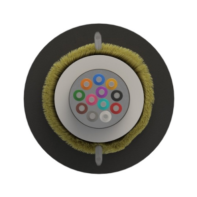 Дроп-кабель круглый, с центральной трубкой, усилен арамидными нитями, 8 волокон, G.651 ОМ3(50/125), нг(А)-HF, 1 кН от ооо комтел 
