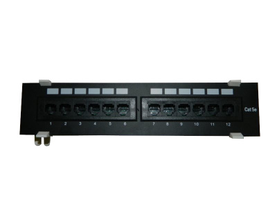 изображениеПатч-панель настенная MINI, UTP, 10", 12 портов RJ45, cat.5е, 1U, Dual Type, "L"