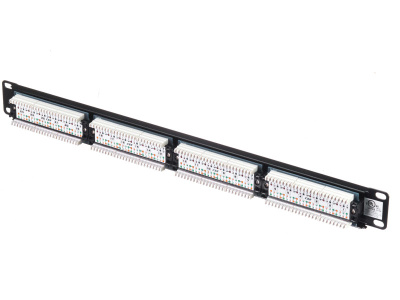 изображениеПатч-панель UTP, 19", 24 порта RJ45, cat.5е, 1U, Dual Type, NETKO Expert CKC