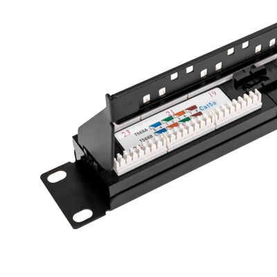 изображениеПанель коммутационная с кабельным органайзером 19", 1U, 24 порта, UTP, RJ-45, CAT 5e REXANT PRO