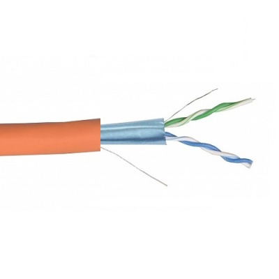картинка витая пара f/utp сat 5e pvc нг(а)-ls 2х2х0,52 premium indoor 500м | fu.c5e.2.02.5.1
