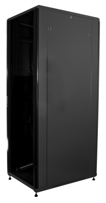 изображениеD4260100BWTWOF | Шкаф телекоммуникационный напольный 42U 19" серверный 600х1000 черный, дверь перфорация